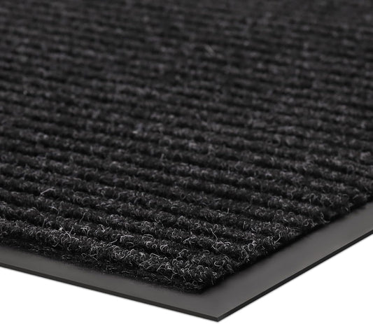 Large Front Door Mat, 48" x 36" Durable Front Doormat, Heavy Duty Large Welcome Door Matt for Home Entrance, No Slip Rubber Low Profile Door Mats for High Traffic Area