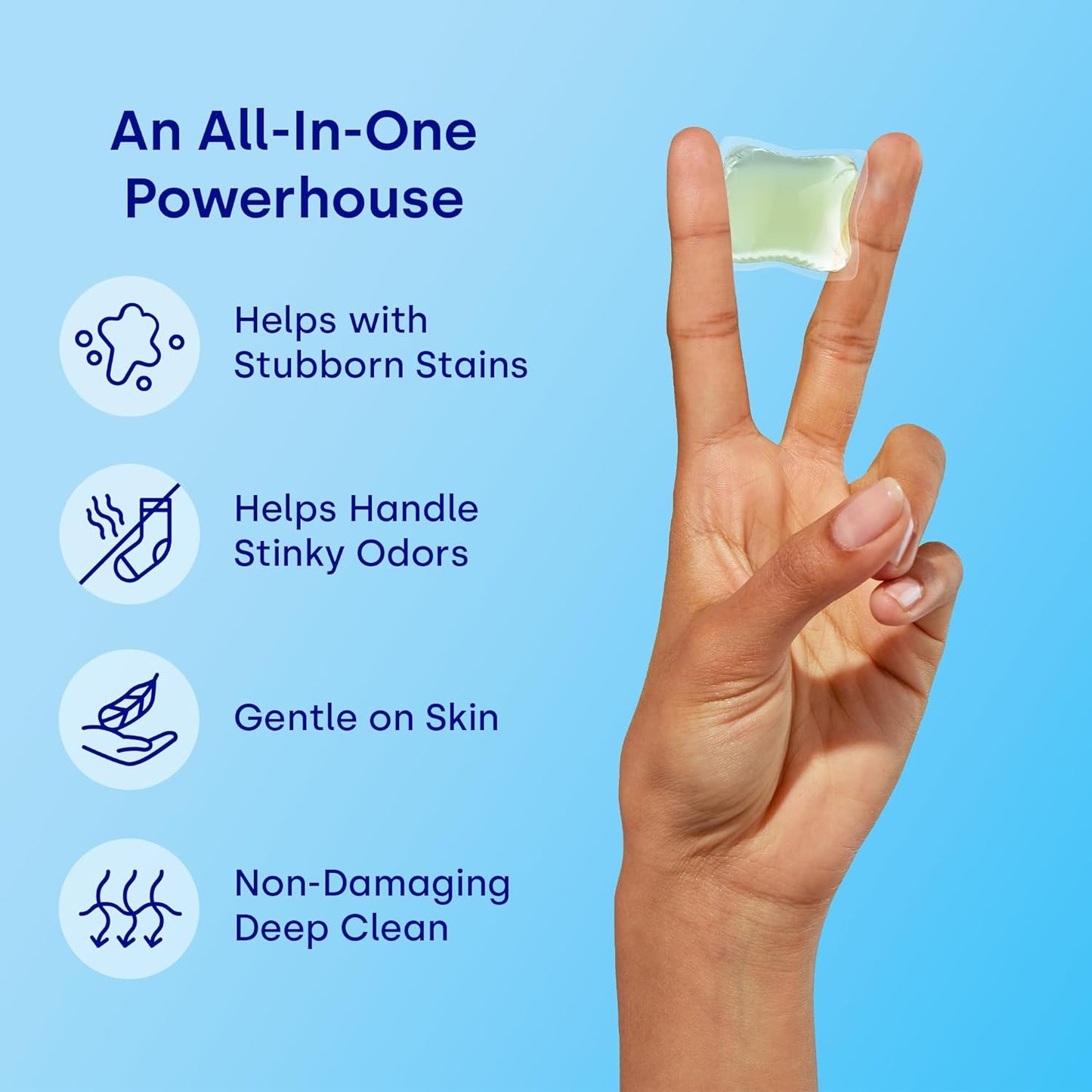 Dropps Odor & Stain Biobased Power Laundry Detergent Pods, Lavender Meadow(140 Count) - HE Compatible Laundry Pods for Fresh Clothes - Washing Detergent Soap Supplies & Recyclable Packaging