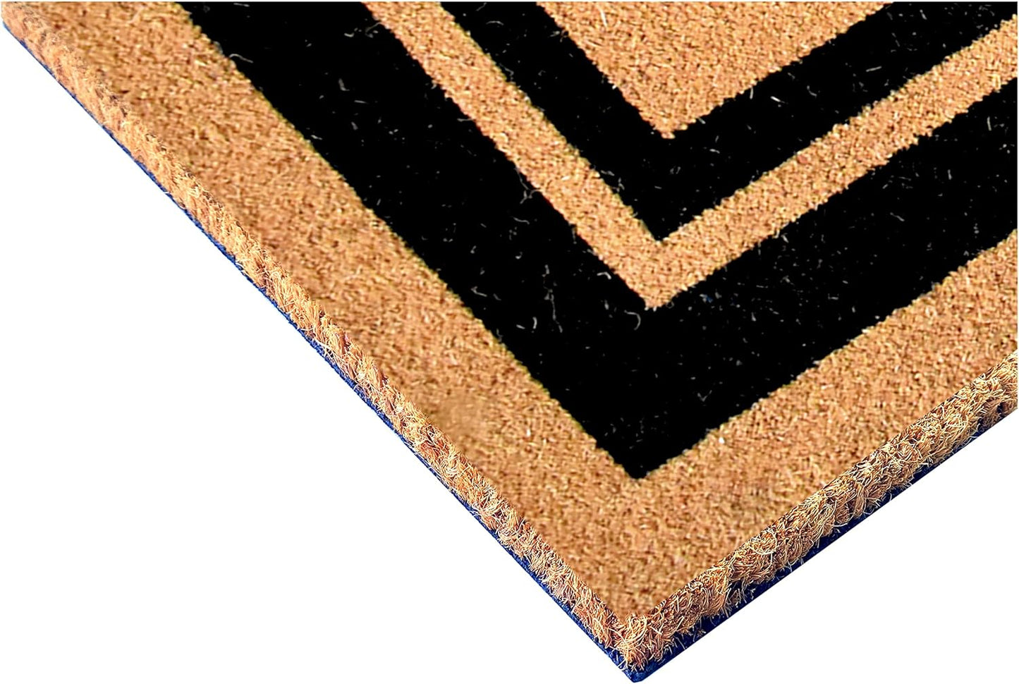 Calloway Mills 152963672J Black Border 36" x 72" Monogram Doormat Letter (J)