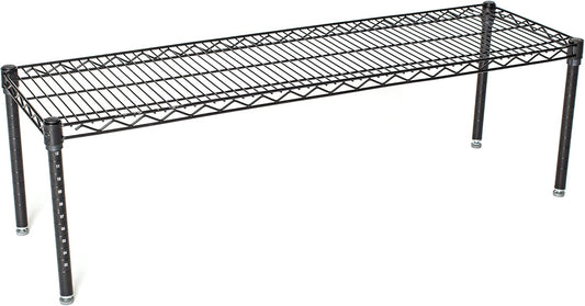 Omega Products Corporation 14" Deep x 36" Wide x 14" High Black Stationary Dunnage Rack