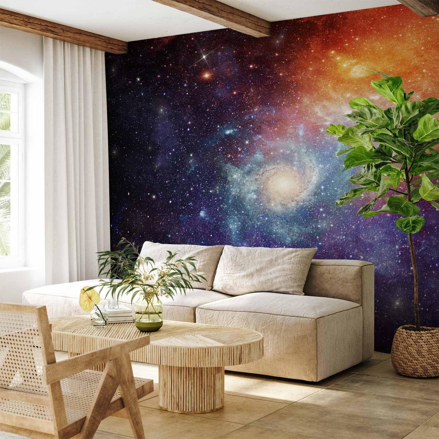 artgeist Wall Mural Cosmos Galaxy 157x110 in - XXL Non-Woven Wallpaper Fleece Wall Decor Photo Print Picture Image Design Home f-C-0101-a-a