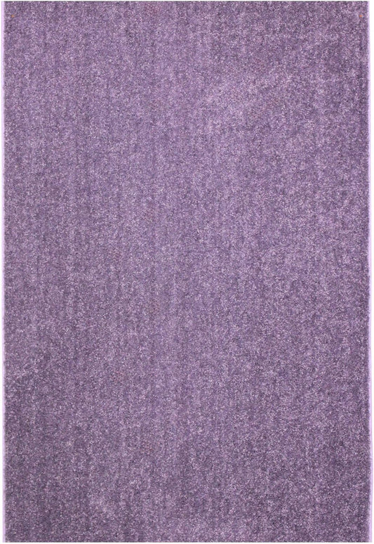 KOECKRITZ Soft and Colorful Kids Classroom Area Rugs (Passes Flammability Pill Test) Many Sizes and Bright Colors to Select from (7' x 9', Lavender)