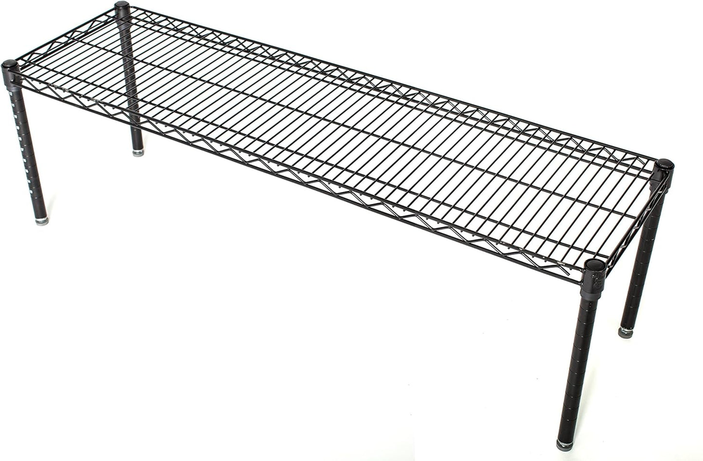 Omega Products Corporation 14" Deep x 72" Wide x 14" High Black Stationary Dunnage Rack