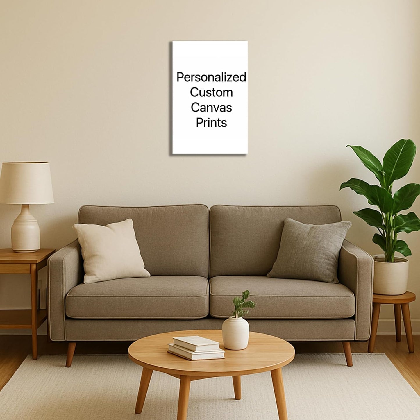 Personalized Custom Poster Prints: 12L x 18W Photo On Canva Transform Your Photos into Stunning Unframed Wall Art Digitally Printed (12L x 18W, Unframed)