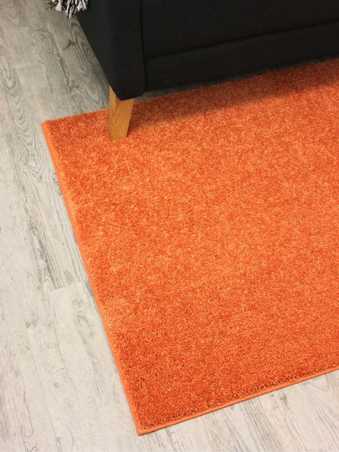 KOECKRITZ Soft and Colorful Kids Classroom Area Rugs (Passes Flammability Pill Test) Many Sizes and Bright Colors to Select from (8' x 12', Tangerine)