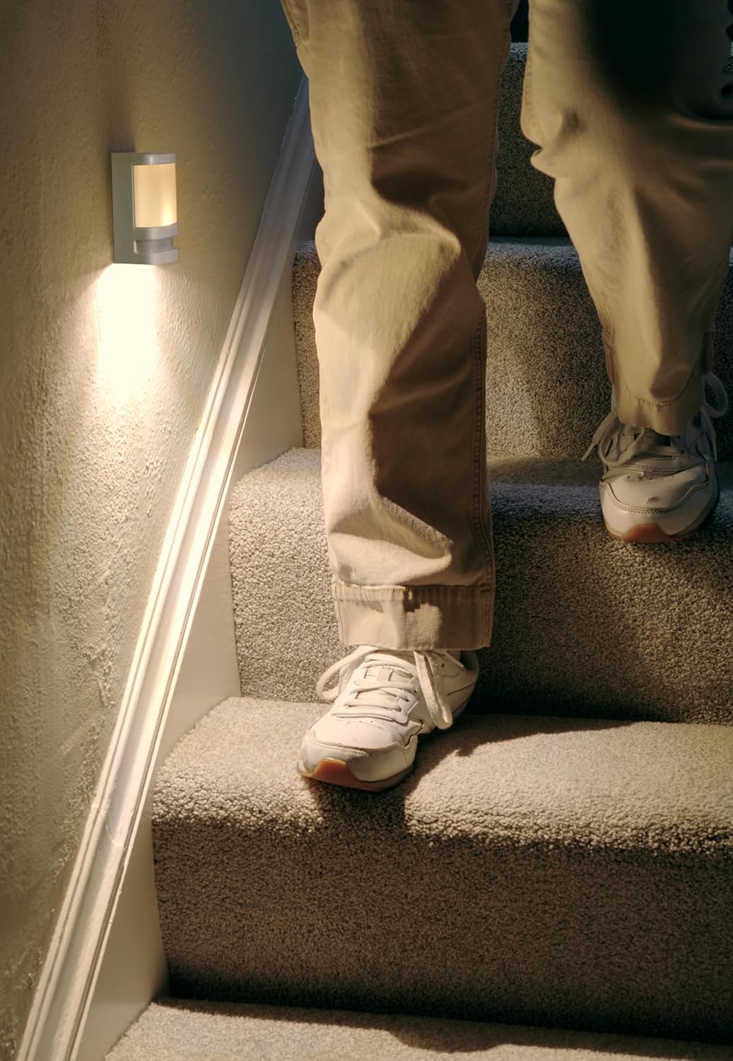 BL615-3 Battery Operated Motion Activated LED Deck and Stair Light, Outdoor or Indoor Use, Weather Resistant, White