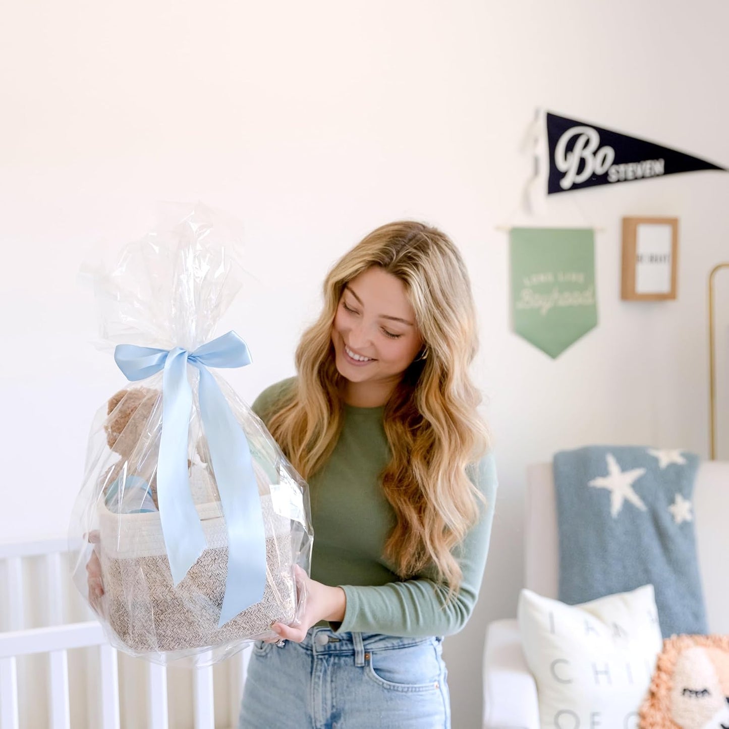 NaturalCozy Storage Cubes 9”x9”x7”Cotton Rope Woven Baskets for Organizing 3-Pack | 9 Inch Cube Storage Bin | Small Basket for Shelf Nursery, Pantry, Decorative Plant, Bathroom Closet, Toy Gift