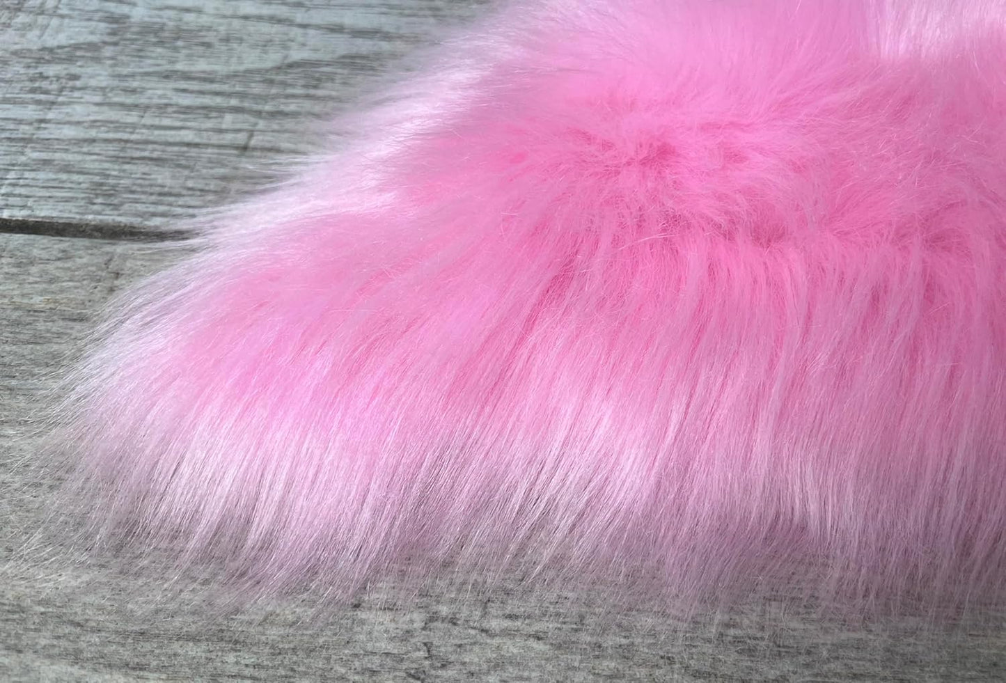 LAMBZY Faux Sheepskin Super Soft Hypoallergenic Free Shape Silky Shag Rug, Luxury Shaggy Plush Carpet for Bedrooms Living Kids Room Sofa Rugs (Pink, Sexto 6 Pelts 6'x6')