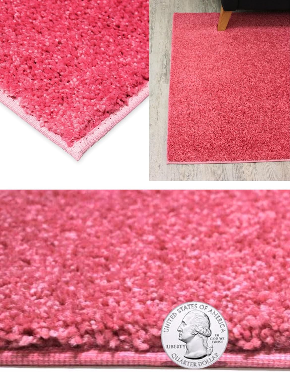 KOECKRITZ Soft and Colorful Kids Classroom Area Rugs (Passes Flammability Pill Test) Many Sizes and Bright Colors to Select from (3' Round, Glamour)