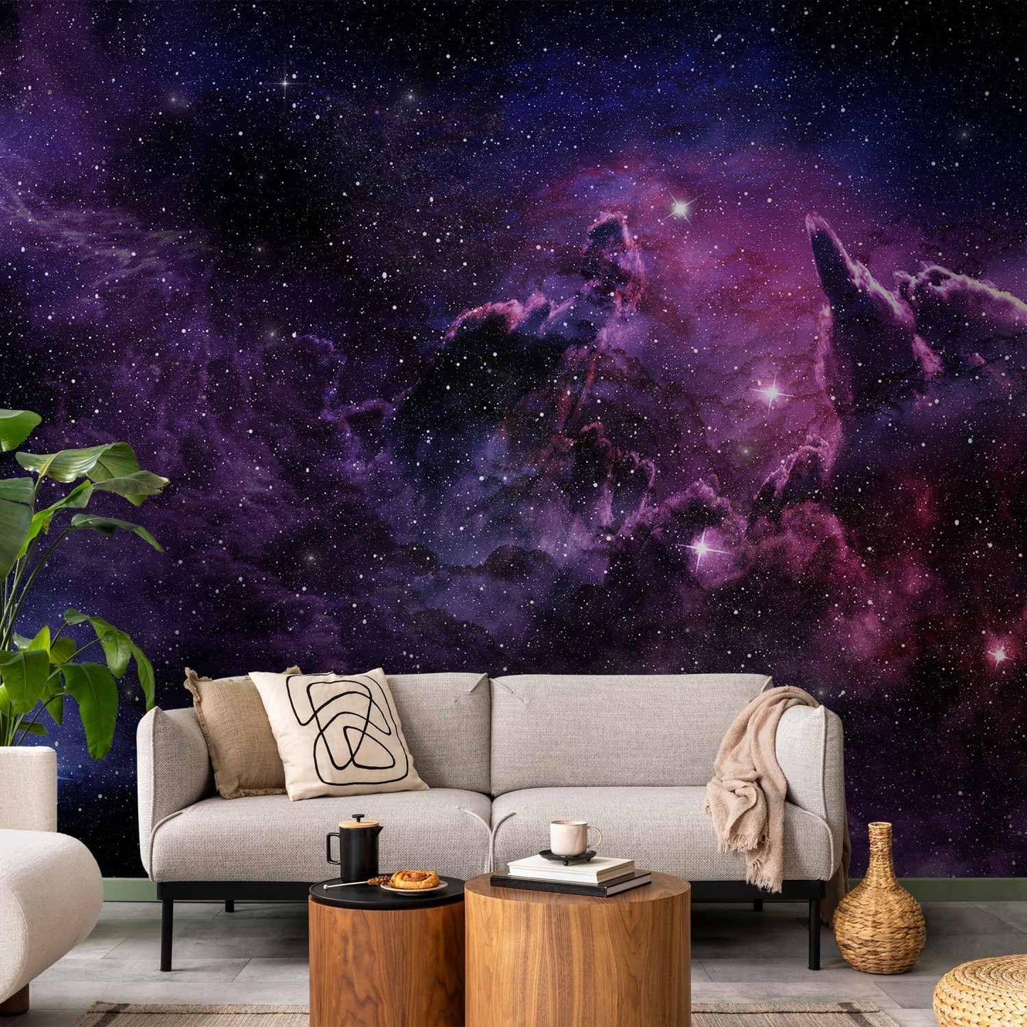artgeist Wall Mural Cosmos Galaxy 157x110 in - XXL Non-Woven Wallpaper Fleece Wall Decor Photo Print Picture Image Design Home a-C-0022-a-a