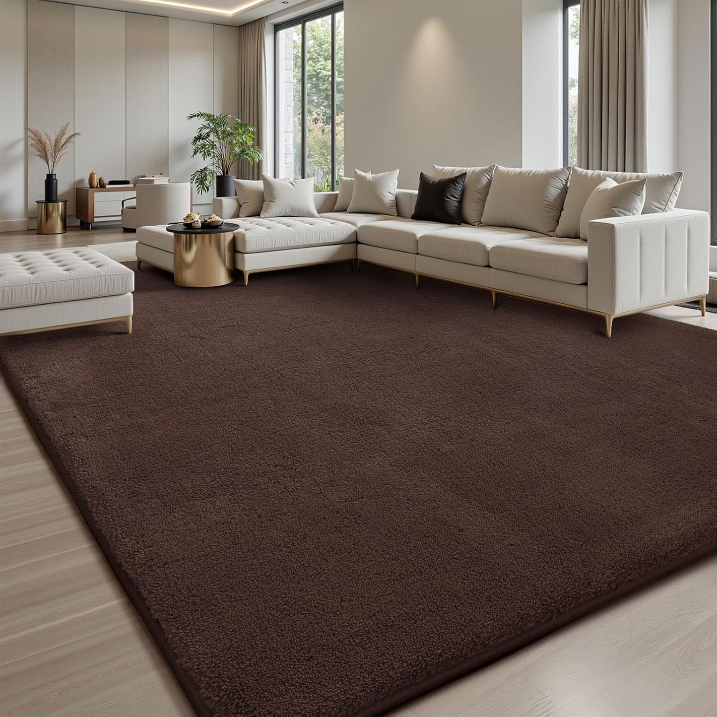 Sour Lemon 10x14 Area Rugs for Living Room, Soft Large Area Rug Fluffy Rugs for Bedroom，Machine Washable Area Rug Non Slip Carpet Rug for Living Room Playroom Kids Room Home Decor