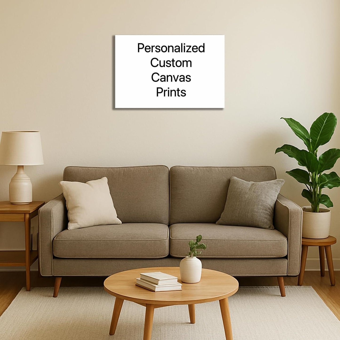 Personalized Custom Canvas Prints: 16L x 24W Photo On Canva Transform Your Photos into Stunning Framed Wall Art Digitally Printed Photo (16L x 24W, Framed)