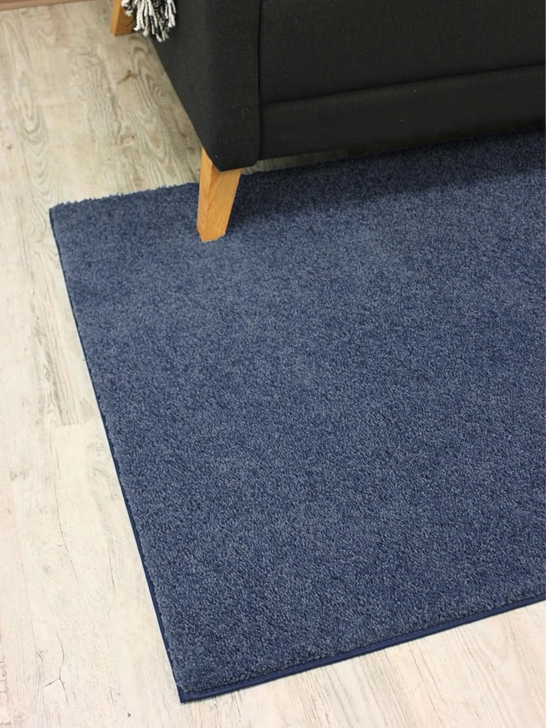KOECKRITZ Soft and Colorful Kids Classroom Area Rugs (Passes Flammability Pill Test) Many Sizes and Bright Colors to Select from (6' x 6', Navy)
