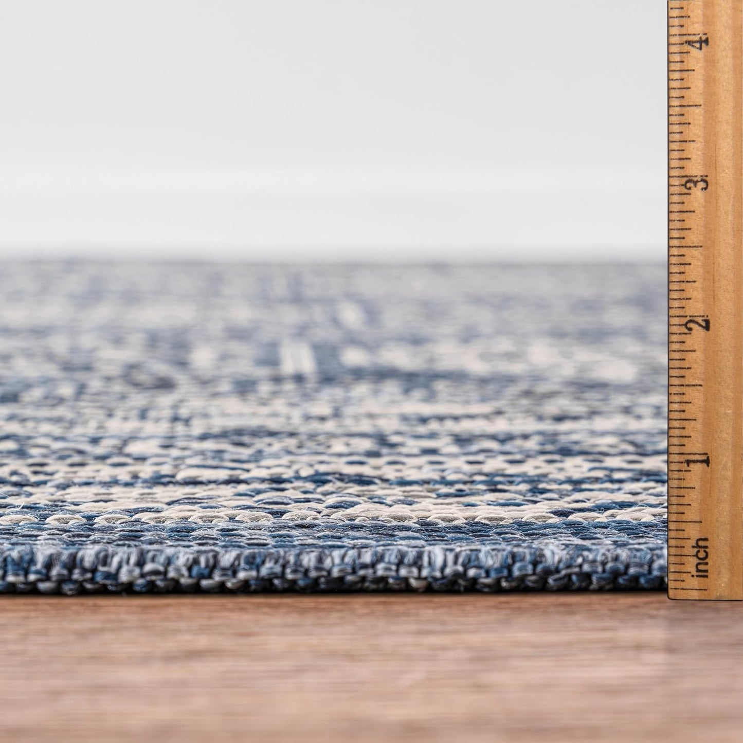 Keen Home Design Terrace Outdoor Area Rug - 5x8 Washable Indoor/Outdoor Rug for Patio, Kitchen, Balcony, Beach, Garden, Deck and Porch, Size: 5'3"x7'7"