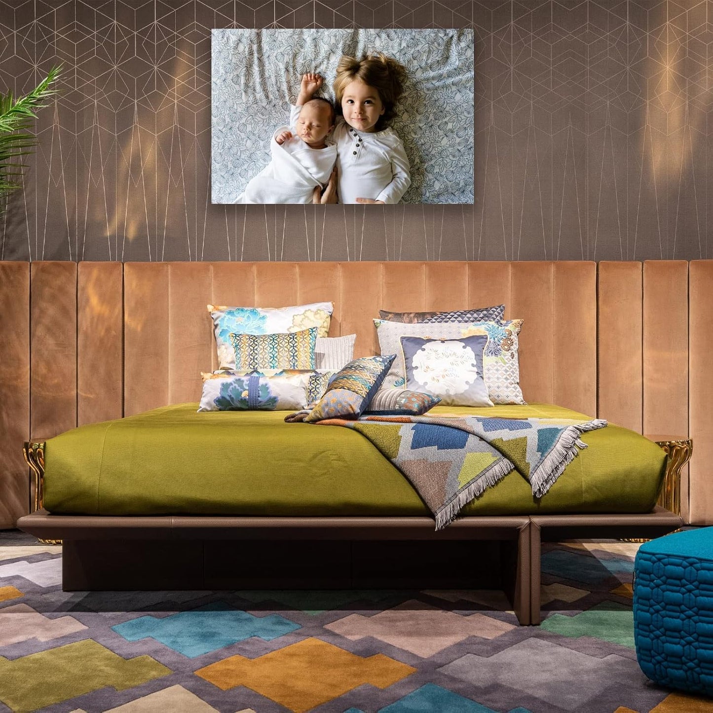 Custom Canvas Prints with Your Photos Custom Wall Art Personalized Canvas Pictures for Pet/Family Gifts for Mom/Men/Women (10'' W x 10'' H)