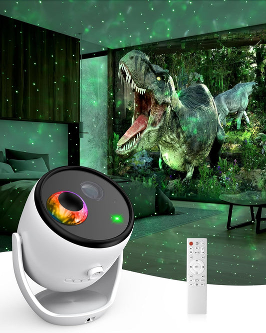 3D Galaxy Projector, Star Projector with 65 Dynamic Scenes, HD Planetarium Projector Night Light with Bluetooth Speaker for Room, Gift for Kids Adults, Relaxing Ambiance