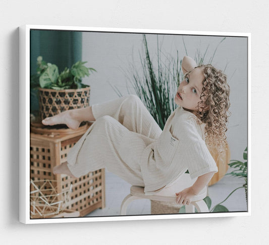 Personalized Custom Canvas Prints: Photo On Canvas (White, 12x18) Transform Your Photos into Stunning Framed Wall Art Digitally Printed Photo To Canvas Ideal for Home Decor, Gifts Keepsakes.
