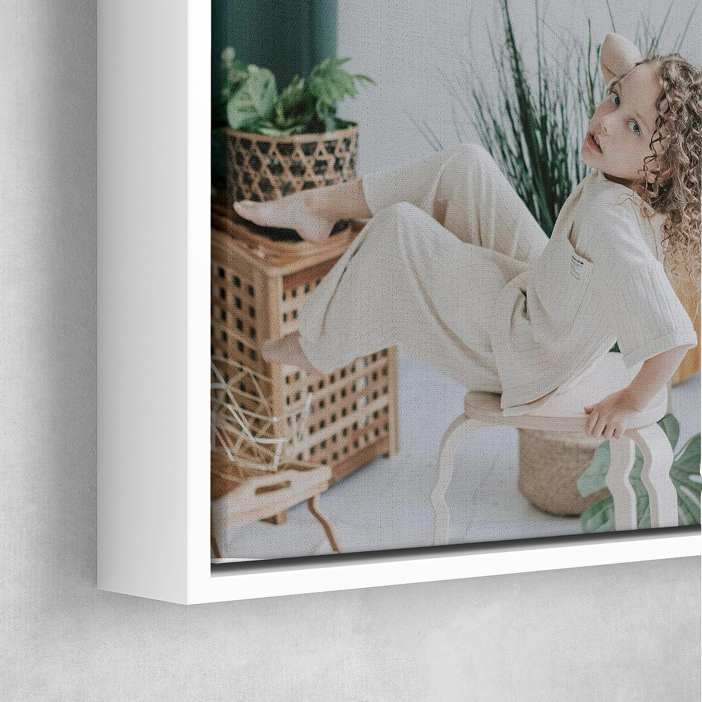 Personalized Custom Canvas Prints: Photo On Canvas (White, 12x16) Transform Your Photos into Stunning Framed Wall Art Digitally Printed Photo To Canvas Ideal for Home Decor, Gifts Keepsakes.