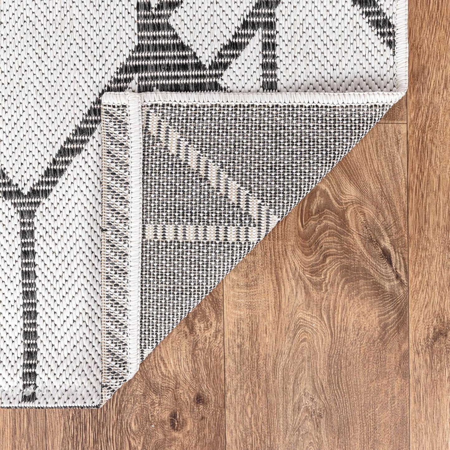 Keen Home Design Terrace Outdoor Area Rug - 5x8 Washable Indoor/Outdoor Rug for Patio, Kitchen, Balcony, Beach, Garden, Deck and Porch, Size: 5'3"x7'7"