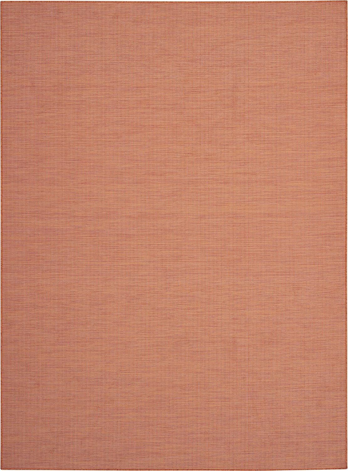 Nourison Home Positano 7' x 10' Terracotta Fabric Modern Area Rug (7' x 10')