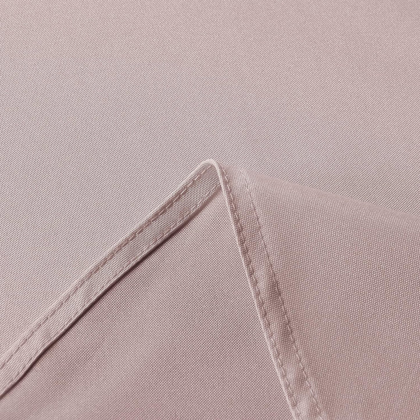 sancua Rectangle Tablecloth - 54 x 120 Inch - Stain and Wrinkle Resistant Washable Polyester Table Cloth, Decorative Fabric Table Cover for Dining Tables, Buffet Parties and Camping, Blush